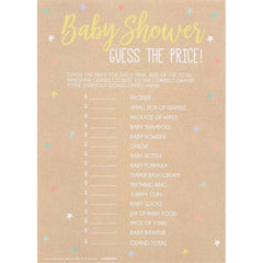 Baby Shower Guess the Price Game
