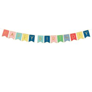 Colourful Happy Birthday Banner