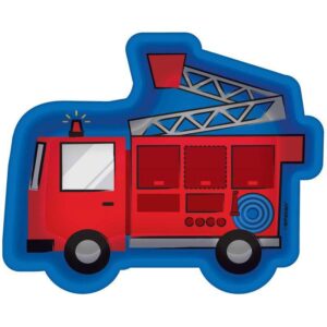 Fire Truck Plates 8pk