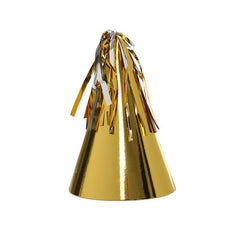 Metallic Gold Party Hats 10pk
