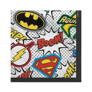 Superhero Beverage Napkins 16pk