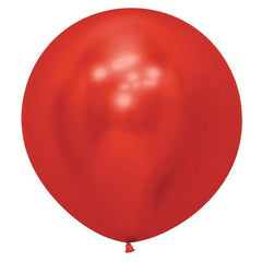 Large 60cm Crystal Metallic Red Balloons