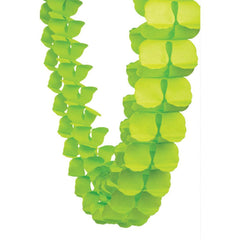 Lime Green Honeycomb Garland