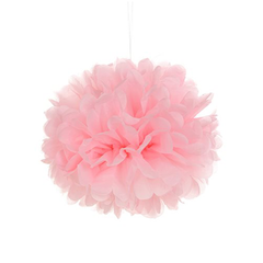 Pale Pink Pom Pom Puff Ball