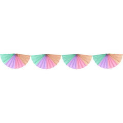 Pastel Pinks Fan Garland