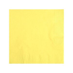 Pastel Yellow Napkins 40pk