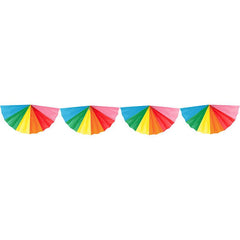 Colourful Rainbow Fan Garland