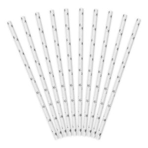 Silver Star Straws 10pk