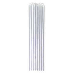 Silver Tall Candles 10pk