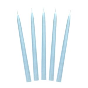 Sky Blue Taper Dinner Candles 10pk