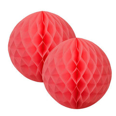 Coral Honeycomb Balls 15cm 2pk