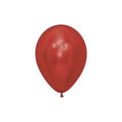 Mini Crystal Metallic Red Balloons