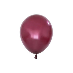 Mini Pearl Burgundy Balloons