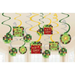 TNT Party Spiral Swirls Hanging Decorations