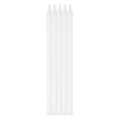 White Tall Candles 10pk