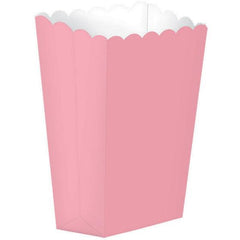 Pink Popcorn Favour Boxes 5pk