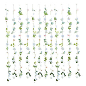 Hanging Flower Curtain Party Backdrop 12pk